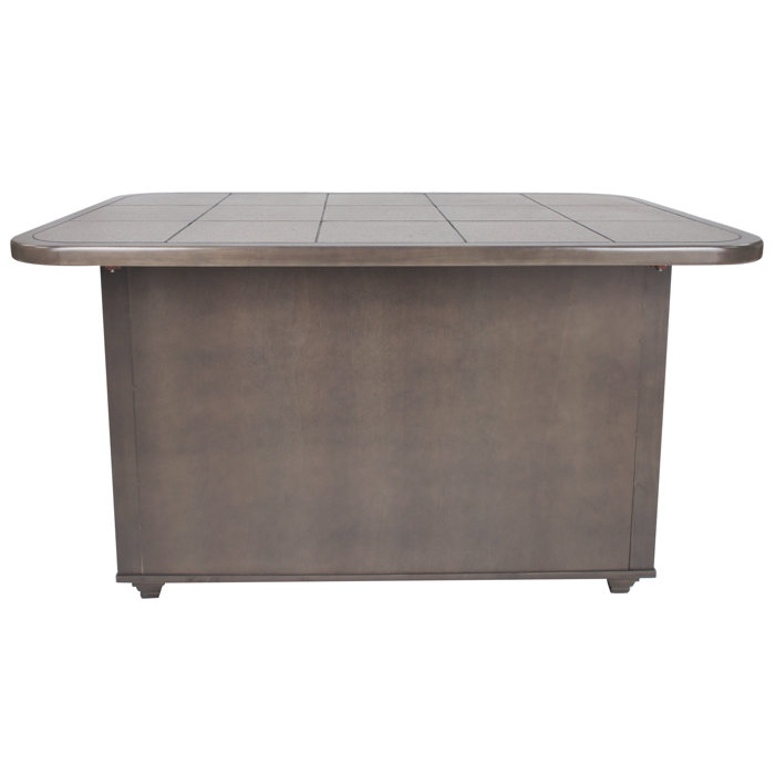 Sunset Trading Shades Of Gray Tile Kitchen Island Set Wayfair